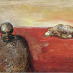 Schadenfreude Oil on Gesso Panel 12" x 20" Private Collection